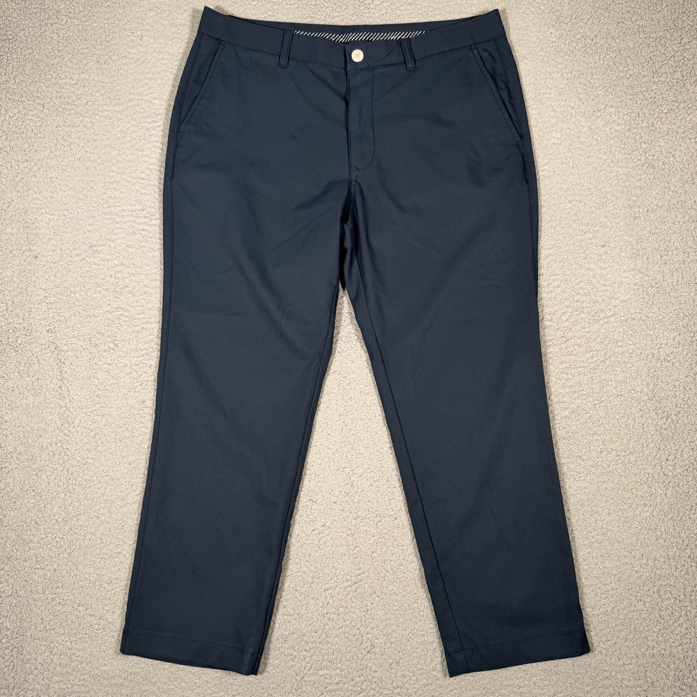 Bonobos Pants Mens 35x26 Blue Slim Fit Golf Performance Grip Waist Casual